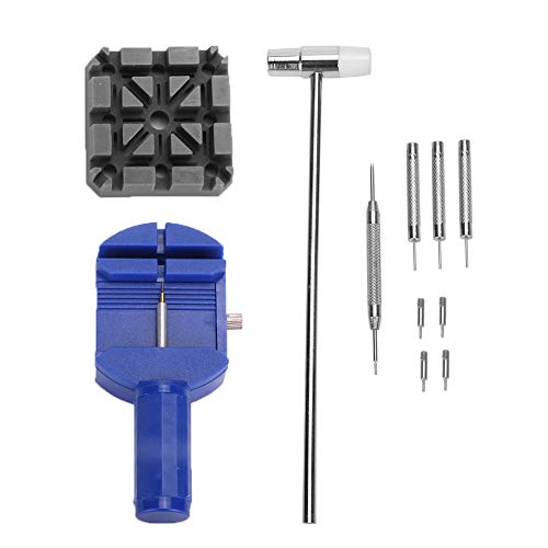 La-achu Orologio Sportivo Unisex Automatico con Barra a Molla e Strumenti di Regolazione del Cinturino, Nero, Classico