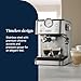 De'Longhi Siebträgermaschine Classic EM450.M, Espressomaschine mit professionellem Milchaufschäumer, Vollmetallgehäuse, 15 Bar, 1,7 l Wassertank, Edelstahl/Metall