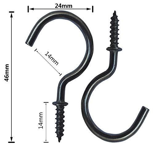 Melaluxe Curtain Tiebacks - Natural Cotton Curtain Rope Tieback, Handmade Rural Decorative Curtain Holdbacks (Black,2 Pcs) #TOP2