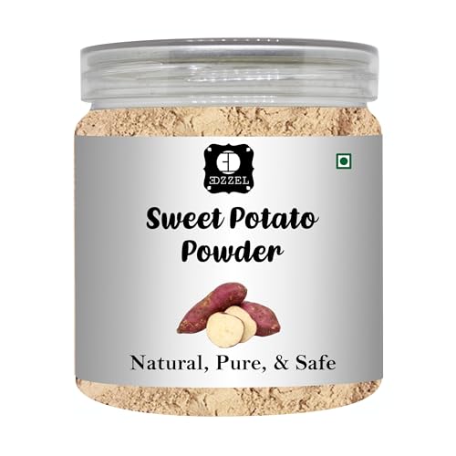 Image of EDZZEL Dried Sweet Potato Powder Fine Ground Vegetable Powder for Baking, Cooking, Smoothies, Soups, Sauces, Seasoning Blends