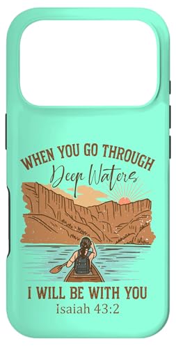 When You Go Through Deep Waters Isaiah 43:2 ���g�� �N���X�`���� �X�}�z�P�[�X iPhone 17 Pro �p