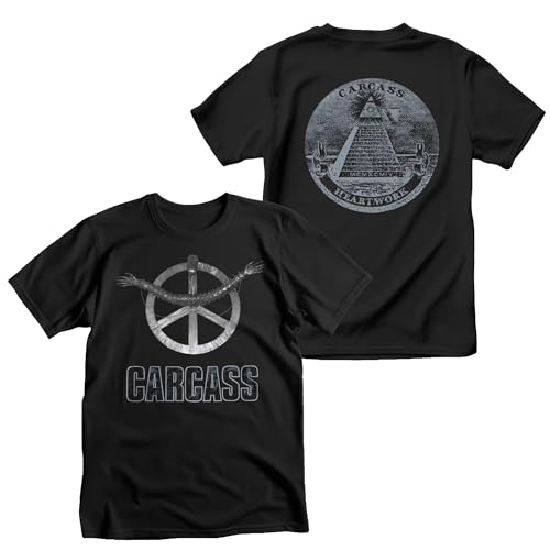 Carcass Men's Heartwork T-Shirt Black Medium | Officially Licensed Merchandise