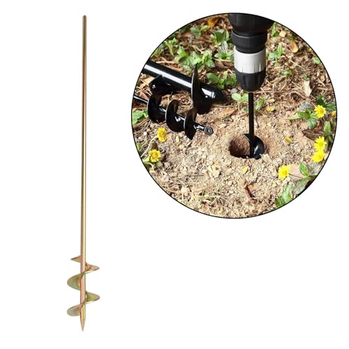 Image of Auger Bit for Planting Garden Ground Spiral Drill Auger Spiral Bit | Home & Garden | Tools | Power Tools | Drill Bits