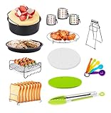 Air Fryer Accessories for Ninja Gowise Cosori Phillips Cozyna, Deep Fryer Accessory with 7 inch Cake...