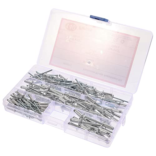 OSALADI 140 Pçs Rebites Cegos Decoração De Avião Kits DIY Decoração De Unhas Rebites De Aço Inoxidáv