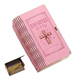 Keloglu デイリー バイブル バース ボックス,キリスト教聖書装飾 150枚カード付き - バイブル スクリプチャー バース オーガナイザー | 家庭、卒業、励まし、祈り、教会、結婚式、オフィス、家族集会用