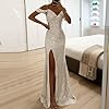Generisch Women's Ball Gown Party Midi Dresses Sling Dress Wrap Dress Casual Cocktail Dresses Evening Dress Party Dress Black Sexy, Rose Gold, S #1