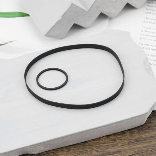 eMagTech 4-teiliges Gummiriemen-Bandmechanismus-Set Flach Und Quadratisch Kompatibel mit Sony Stereo-Kassettendeck TC-WR520 TC-WR520S TC-WR565 TC-WR665S