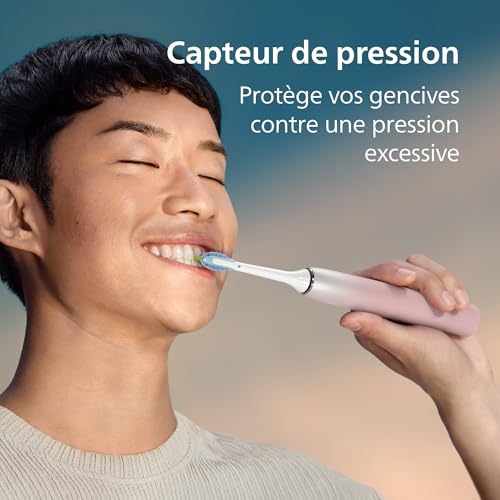 مراجعة Philips Sonicare DiamondClean 9000 (HX9911/79) — فرشاة أسنان كهربائية وردية مع 4 رؤوس C3 لتنظيف عميق - الصورة 5