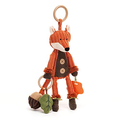 Image of Jellycat Cordy Roy Fox Baby Stroller or Car Seat Activity Toy