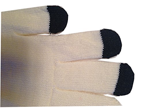 It's Ridic! Warm Knitted Stretch Touchscreen/Texting Winter Gloves With A Soft Texture. Just Thick Enough To Not Be Bulky. Off-White #TOP7