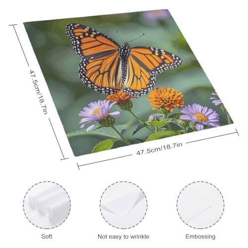 Servilletas de Tela Mariposa 4 uds 47.5x47.5 cm miniatura 2