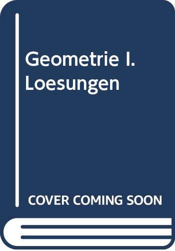 Preisvergleich Produktbild Geometrie I. Lösungen