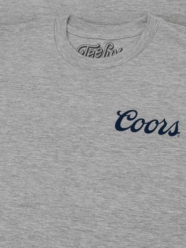 Tee Luv Men's Coors Banquet Shirt - Since 1873 Double Sided Beer Logo T-Shirt2