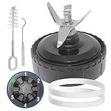 Blender Replacement Blade, 6 Fins Blender Blade Compatible with Ninja Blender BL660 BL770, Blender Replacement Parts for Ninja 16oz Cup Compact Personal Blender Blade(3.35 inch)