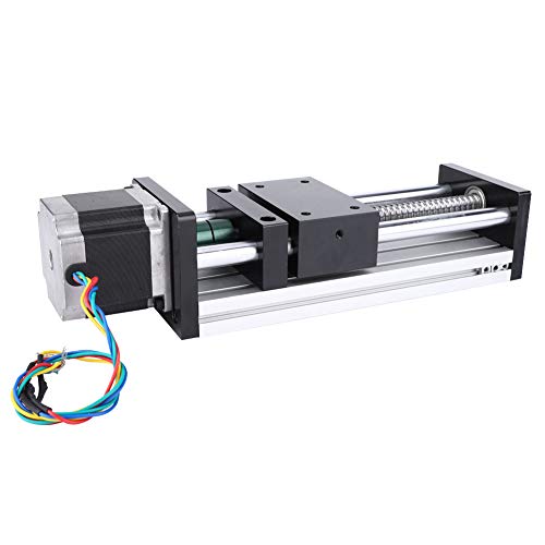 Image of Ball Screw Linear Actuator, Guide Rail Slide Table with Nema17 42 Stepper Motor Motorized Slide Table Motorized Linear Actuator, for Home(Effective Stroke 300mm 1610 Screw)