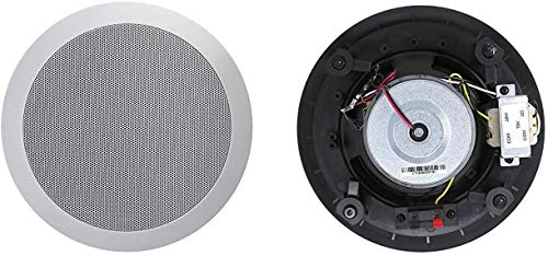 TIC Audio C8O8-8″ Lot de 2 enceintes de plafond/mural à 2 voies 8 ohms étanches pour intérieur Blanc - Les Beatles, Paul McCartney, John Lennon, RIngo Starr, George Harrison TIC Audio C8O8-8" Lot de 2 enceintes de plafond/mural à 2 voies 8 ohms étanches pour intérieur Blanc – Image 4