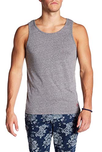 Mr. Swim Men's Tri-Blend Tank Top - Casual Moisture Wicking Sleeveless Shirt - Tri-Blend Grey, X-Large