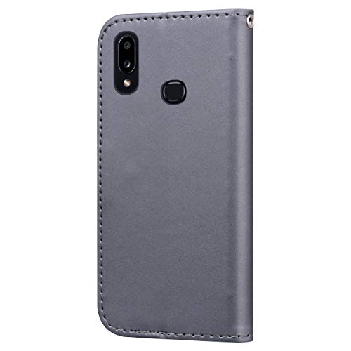 Greaked for Samsung A10/A20/A30/A50/A50/A50S/A30S Capa protetora de couro PU com compartimento para