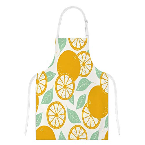 Tablier de cuisine orange de qualité supérieure avec manique et gant isolant - 5