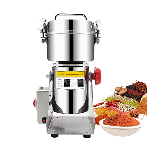 BioloMix Mill Grinder, Swing 700g Getreidemühle, Tragbare Multifunktions-Küchenmühle für Kaffee, Müsli, Trockenfutter, Timing-Trockenmühle Cover