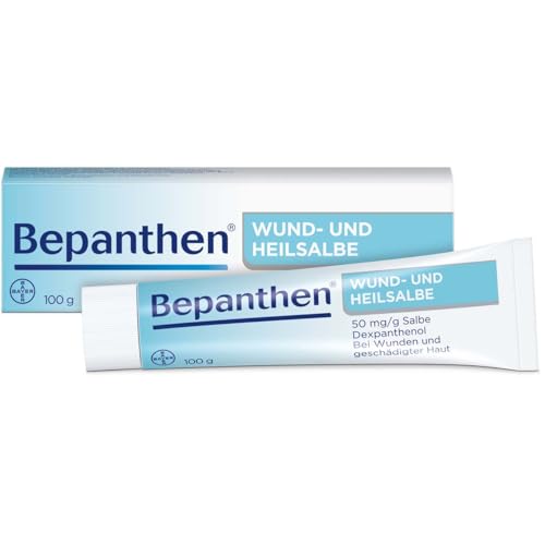 Bepanthen Wund- und Heilsalbe | Wunden, rissige Haut und Tattoo-Pflege | Nr. 1 bei Wundheilung | 100g