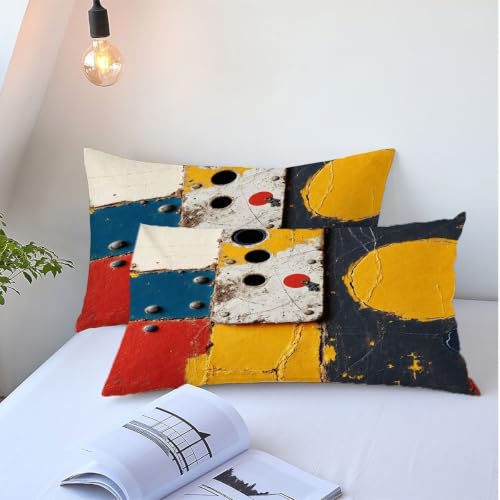 Housse de Couette 90x190 Graffitis Colorés Lit Enfant - 6