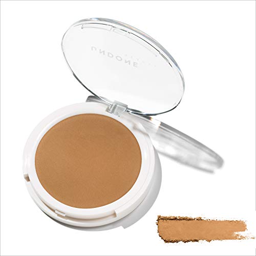 2-in-1 Prime + Set Under / Over Lightweight Powder - UNDONE BEAUTY Under/Over Powder. For Priming & Setting. Oil Control for Shine Free, Naked-Skin Finish. Vegan & Cruelty Free. MEDIUM