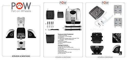 POW Pet Carrier Hundetransportbox für Hunde zur Befestigung auf dem Moped, Motorrad, Fahrrad und geeignet auch für das Auto