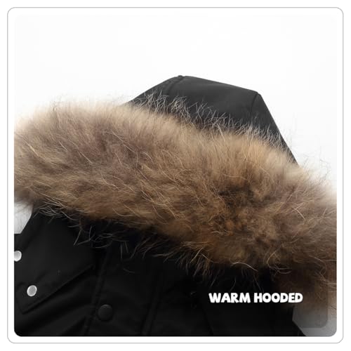 Baby Boys Winter Puffer Jacket Toddler Girl With Hood Coat Kid Thick Outerwear3