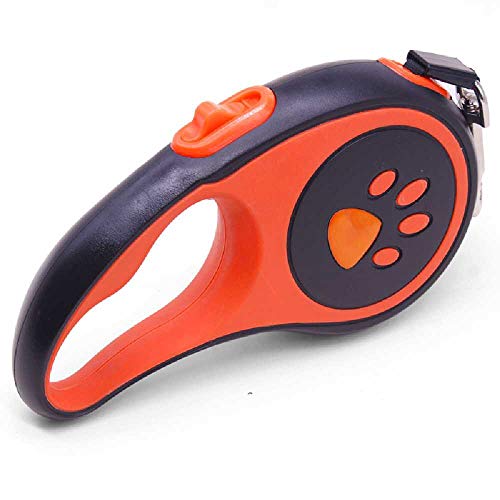 Corde de traction automatique pour chien 5m avec systeme d enroulement fluide - 5