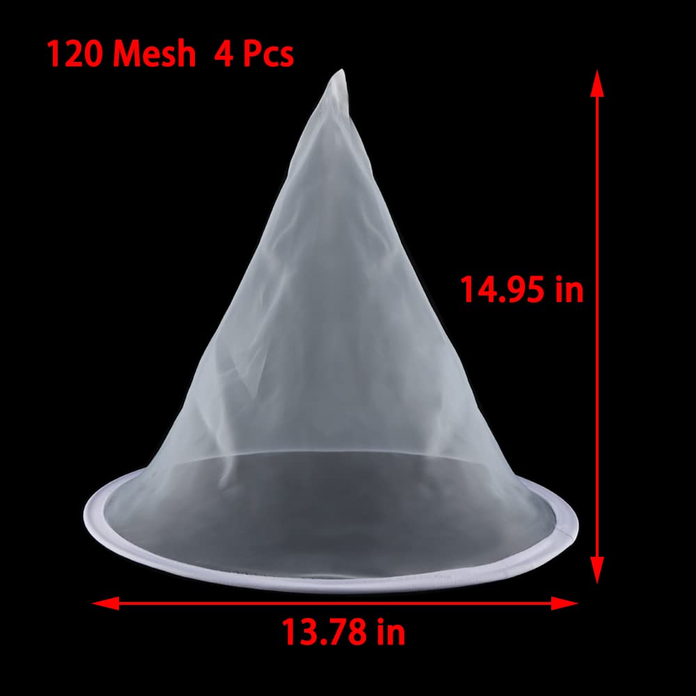 Honey Flow Filter Mesh Nylon Cone-shape Beekeeping... - Vicedeal