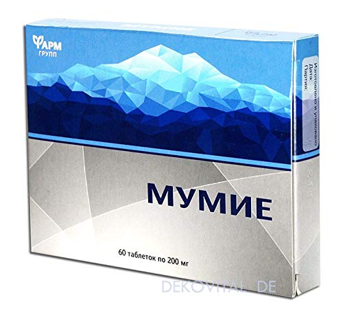 Preisvergleich Produktbild 60 Tab Mumijo je 200mg Altai Mumije Mumie Shilajit