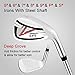 KVV Premium Golf Whole Set 11-Piece for Men Driver, Fairway, Hybrid, 5#-P# Irons, Putter Right Hand Steel Shaft Regular Flex Golf Clubs, Without Golf Bag