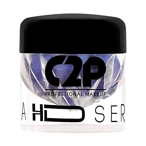 Image of C2P Pro Eyeshadow Pigment for Eye Makeup - 2g | Long-Lasting and Highly Pigmented Loose Precious Pigments with Metallic Effect | Cosmetics For Women and Girls (Ceo 24, 02 Gram)
