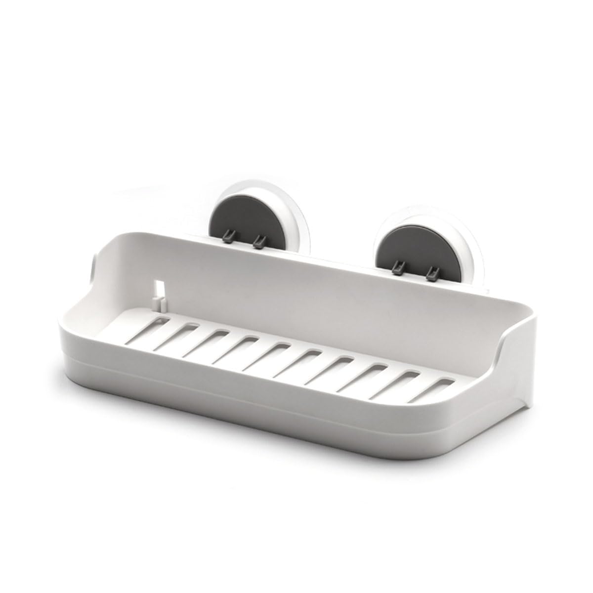 Cetomo Plastic Separable Wall Mounted Shower Caddy Self-Draining Shelf Organizer with Detachable Drain Tray for Bathroom Bathtub Sink