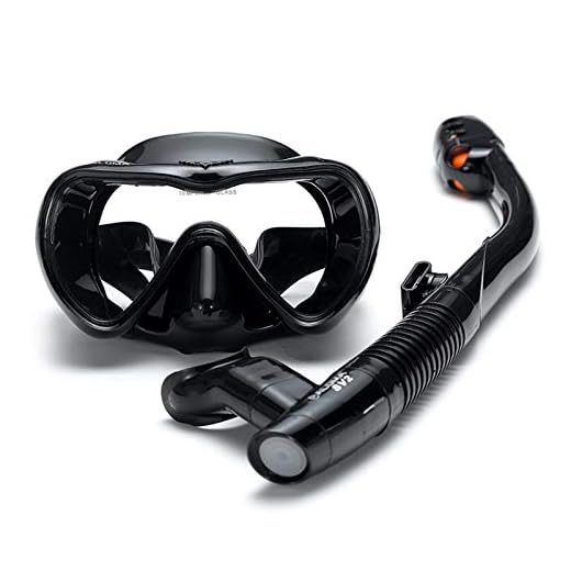 Qudai Conjunto de Snorkel à Prova de Fugas Óculos de Snorkeling Anti-embaçante para Natação Óculos com Respiração Fácil Tubo de Snorkel Seco para Snorkeling Natação Mergulho autônomo