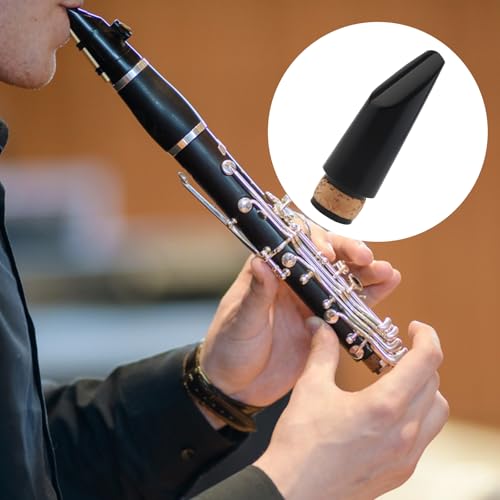 OriGlam Tragbares Bb-Klarinetten-Mundstück, Klarinetten-Mundstück-Set, Bb-Klarinetten-Mundstück mit Rohrblatt