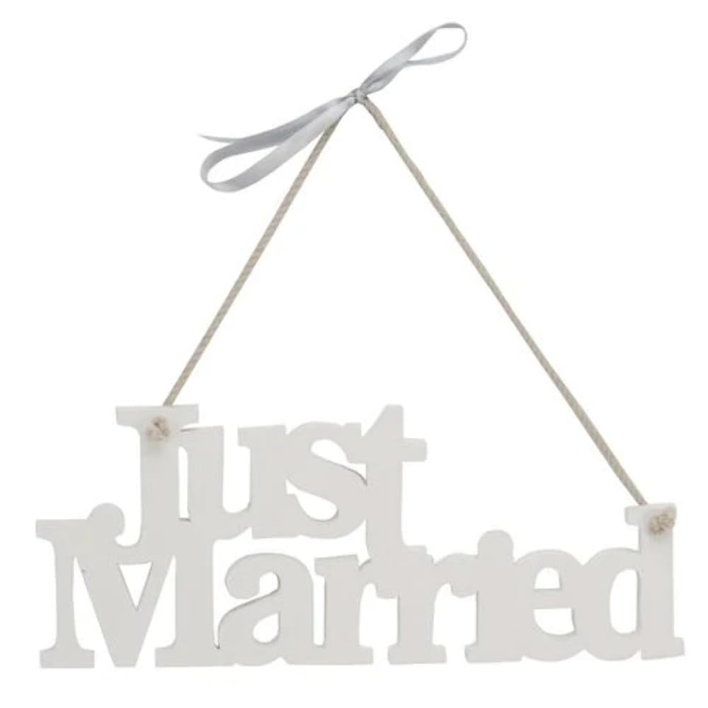 Juliana Just Married Wedding Plaque Wg363