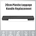 RiToEasysports Luggage Handle, 20cm Plastic Luggage Handle Replacement Length Suitcase Handle for Boxes Cases Luggage Handle Replacement