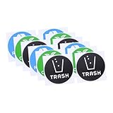MILISTEN 12 Stück Teiliges Mülltonnenaufkleber Bunte Recycling Sticker für Abfalltrennung...