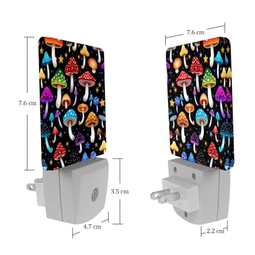 Lámpara nocturna de enchufe con sensor, pack 2 pcs miniatura 7