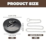 Zoom IMG-1 2 pezzi tappi di scarico Zoom IMG-1 2 pezzi tappi di scarico