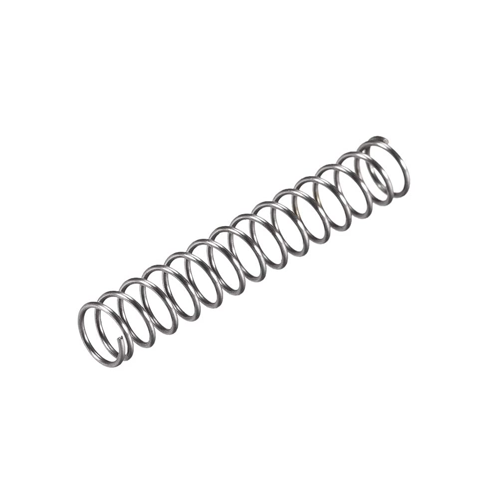 JINGERL 10pcs Small Diameter Spring Stainless Steel Coil Ballpoint Pen Springs 0.4mm (Color : 15mm, Size : 4mm)