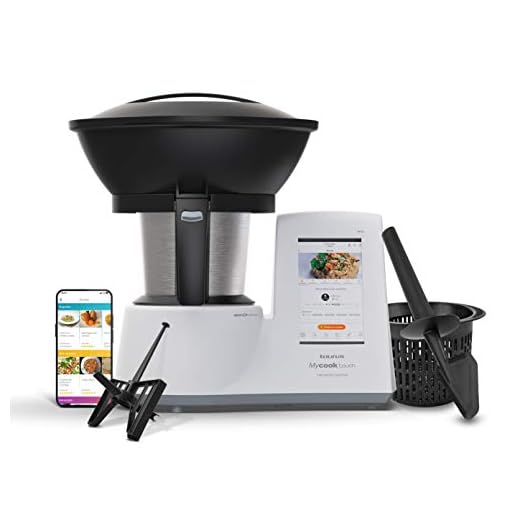 Taurus Mycook Touch Unlimited Edition - Robot de Cocina, wifi, 1600W, 2L, 140 grados, multifunción, app mycook miles de recetas, conectable con tu smartphone, Vaporera 2 niveles