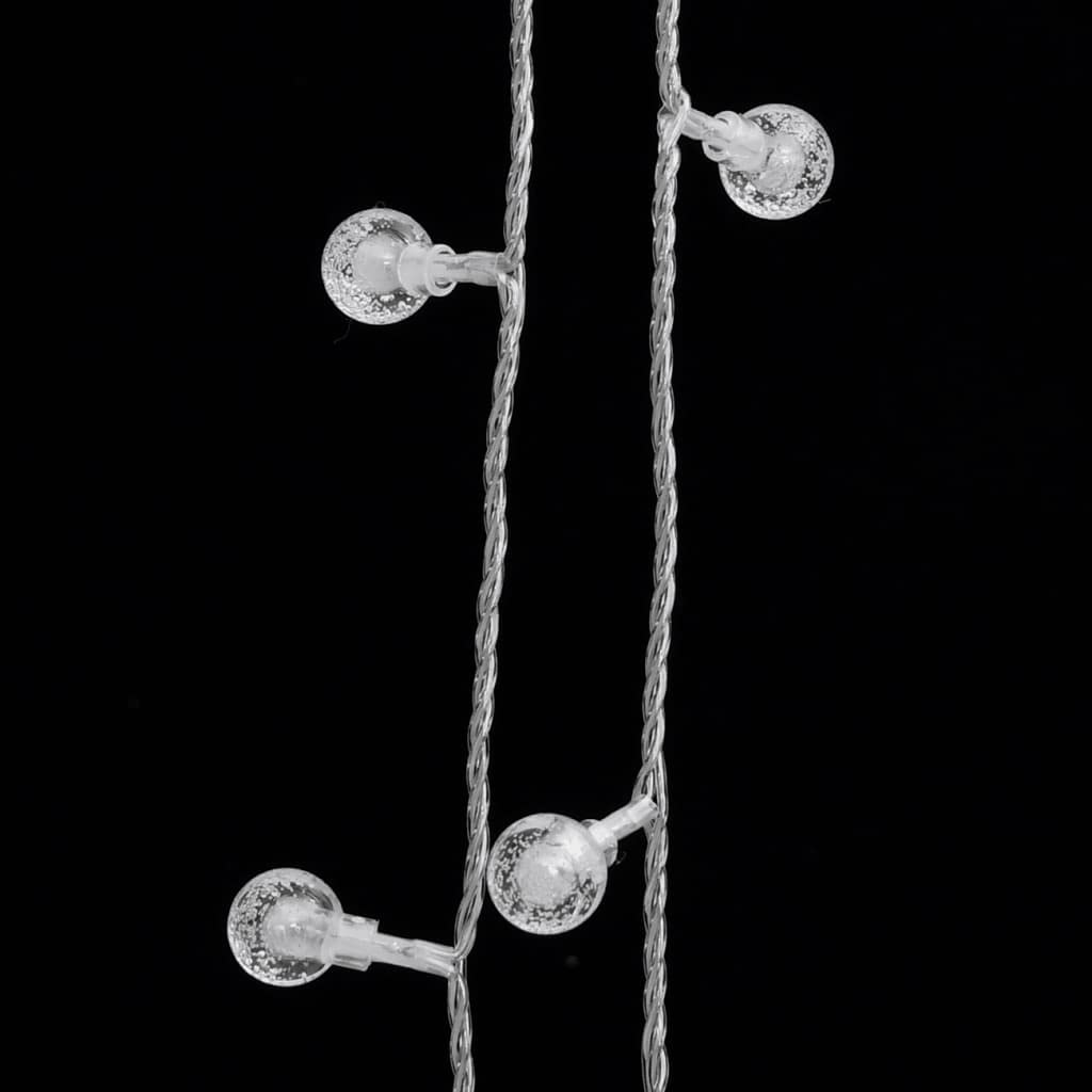 SKM Lichterkette Kugeln 40 m 400 LED Kaltweiß 8 Funktionen,1,74 KG,328815