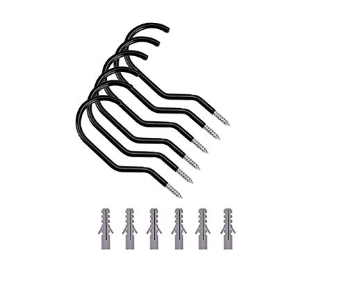 6 Unidades Ganchos Para Pendurar Itens a Granel Gancho De Bicicleta De Montagem Na Parede Bicicletár