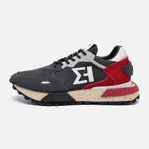 Image of The NSJ358 is a Modern Sneaker Made of Leather and Premium Suede Plus mesh and Nylon. Made by a Stylish Design with Classy Touch.