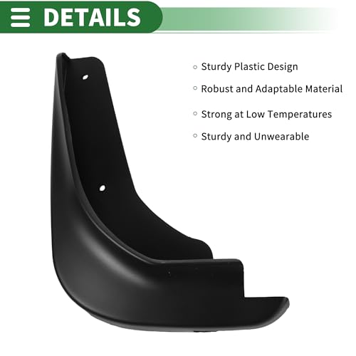 Image of Motoforti Mud Flaps Splash Guards Mud Guards for Buick Park Avenue 2008-2017 W /Mount Accessories