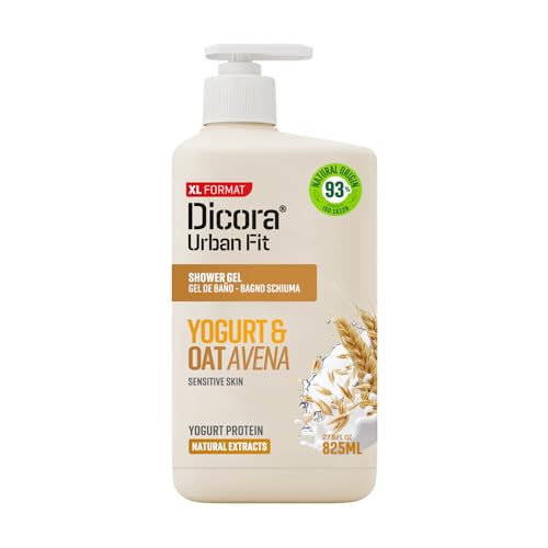 Dicora Urban Fit | Gel de Ducha Cremoso Proteins Yogur & Avena |...